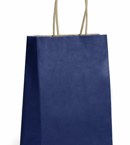 BIOBROWN Black Gift Bags with Handles 25 Pcs 5.9x3.15x8.26in Bulk Party