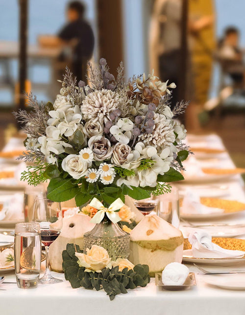 Load image into Gallery viewer, Kimkusia Silk Artificial Flowers Bridal Wedding Decor Bouquet Faux Silk Roses
