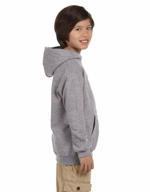 Load image into Gallery viewer, Champion Youth Pullover Hoodie Light Steel Size Small
