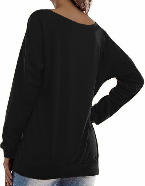 Load image into Gallery viewer, Roshop Women's BCTU Off Shoulder Baggy Long Sleeve Sweatshirt Size 3XL
