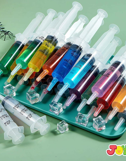 Load image into Gallery viewer, JOYIN 25-Pack 60ml Plastic Syringes with Easy-Grip Caps Reusable Tubes
