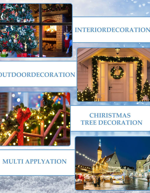 Load image into Gallery viewer, Queekay 30 Pack Clear Christmas Light Clips Universal Outdoor Gutter Shingle
