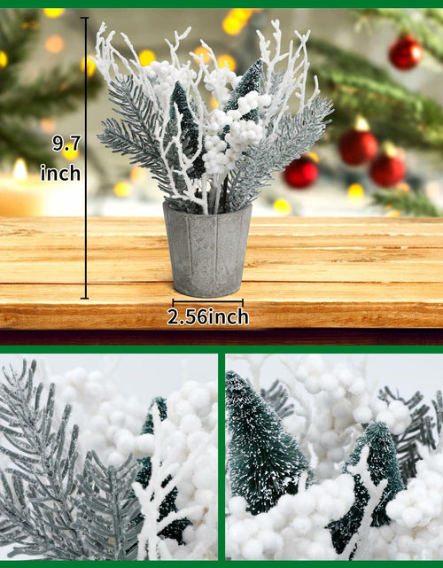 Load image into Gallery viewer, SUPREME 2PCS Mini Xmas Tree Tabletop Decor Artificial Indoor Holiday
