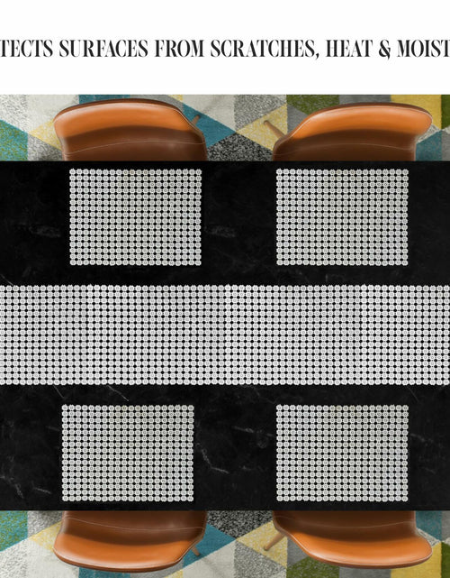 Load image into Gallery viewer, Elegant Comfort Table Runner Green Crochet Luxury Embroidery 16x20 Inch
