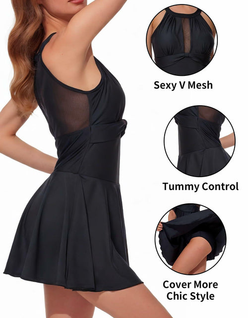 Load image into Gallery viewer, insgym SwimSkirt Bikini Bottoms Alpha Black Ruched Drawstring Size XX_L
