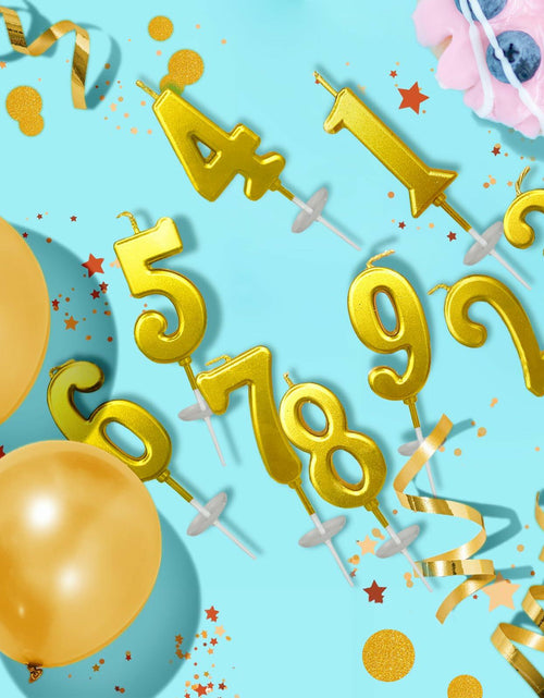 Load image into Gallery viewer, wusiyork Number 3 Birthday Candle Style A Single Unit Cake Decoration
