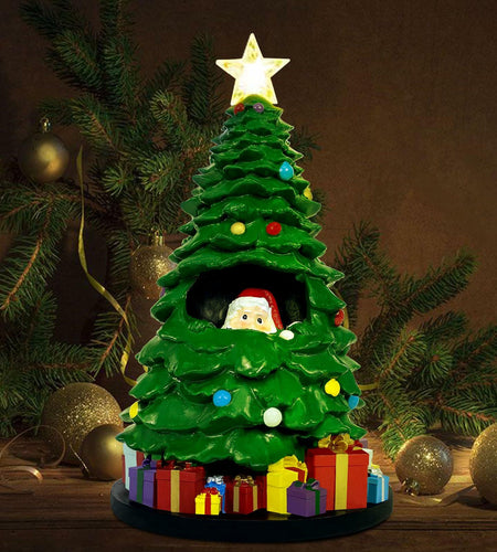 EVOLUX Mini Christmas Tree 2FT with Lights Ornaments Star Tabletop Decor