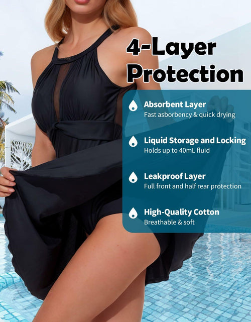 Load image into Gallery viewer, insgym SwimSkirt Bikini Bottoms Alpha Black Ruched Drawstring Size XX_L
