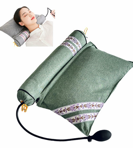 APSWUDR Cervical Traction Pillow ZT2-01 Green 17x13in 1P