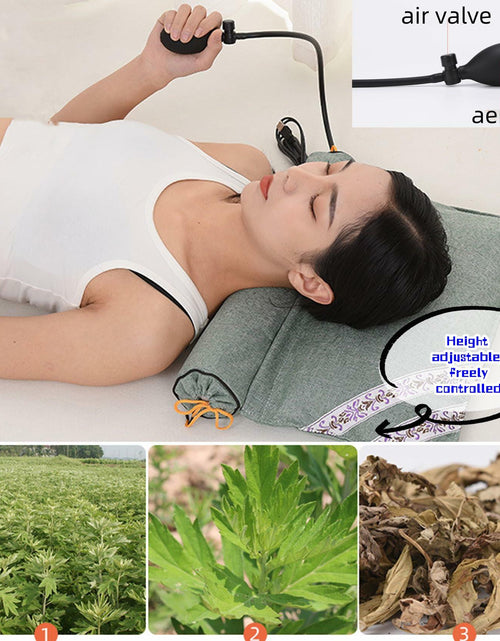 Load image into Gallery viewer, APSWUDR Cervical Traction Pillow ZT2-01 Green 17x13in 1P
