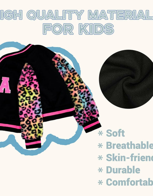 Load image into Gallery viewer, GMMDOMKID Kids Varsity Jacket Boys Girls Classic Baseball Coat - Size 8
