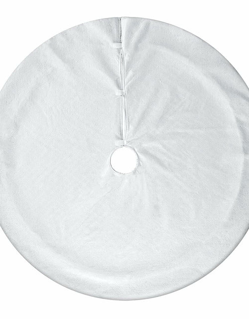 Load image into Gallery viewer, USILAND Christmas Tree Skirt White Faux Fur Rhombus Texture Size 32
