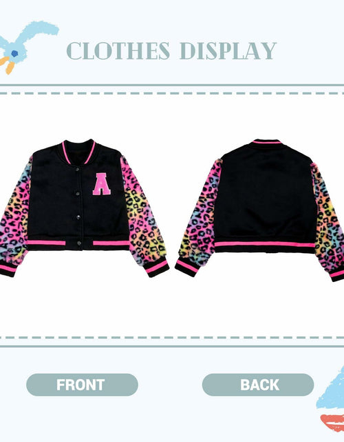 Load image into Gallery viewer, GMMDOMKID Kids Varsity Jacket Boys Girls Classic Baseball Coat - Size 8
