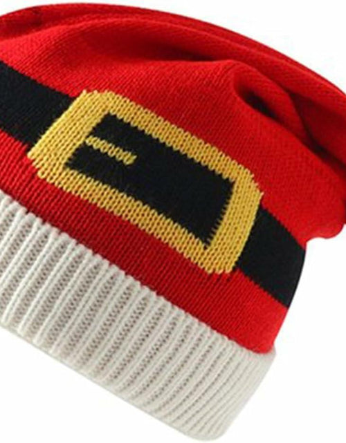 Load image into Gallery viewer, INOGIH Christmas Santa Hat Knitted Beanie Pom Pom Winter Cap Unisex - Size M
