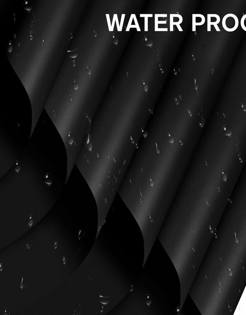 Load image into Gallery viewer, Funfery 20 Sheets Black Flower Bouquet Wrapping Paper Gold Edge Waterproof
