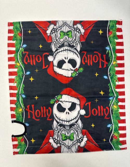 Load image into Gallery viewer, FBCOO Christmas Jack Mailbox Cover Magnetic 21x19in Red Green Xmas Decor
