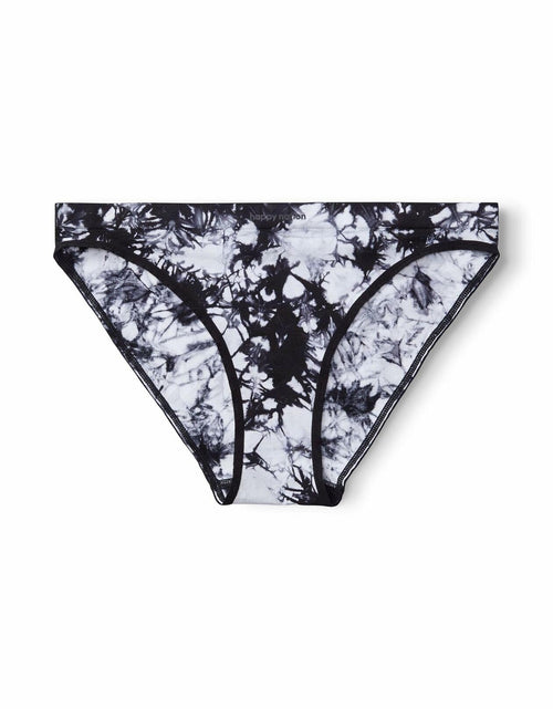 Load image into Gallery viewer, Happy Nation Girls Cool &amp; Comfy Seamless Bikini Underwear Black Tie Dye Size L
