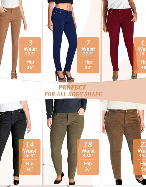Load image into Gallery viewer, Hybrid &amp; Company Corduroy Skinny Pants Camel Size 11
