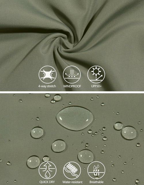 Load image into Gallery viewer, Little Donkey Andy Men's Windbreaker Jacket Lightweight Water-resistant Sage XL

