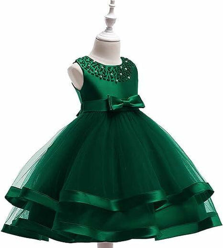 guchoo Girls Christmas Flower Dress Green Size 70 Special Occasion