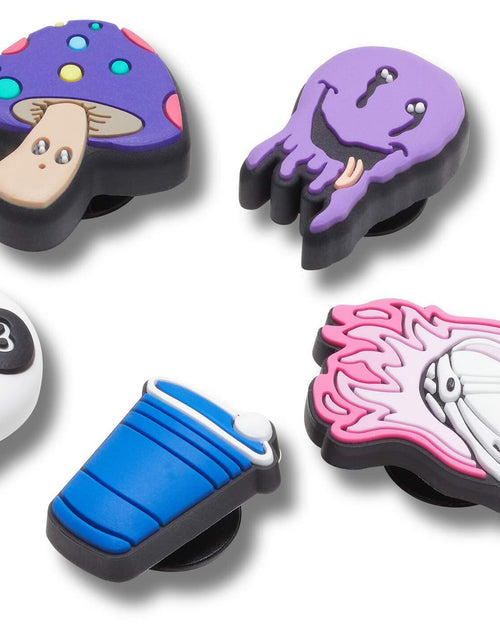 Load image into Gallery viewer, Crocs Shoe Charms Synthetic Chiller Guy 5-Pack Multi Color Size Medium
