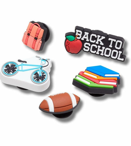 Crocs Jibbitz Sports & Interests Shoe Charms 5-Pack Colorful One Size