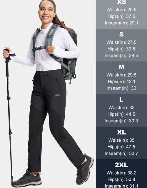 Load image into Gallery viewer, MAGCOMSEN Women's Ski Pants Waterproof Insulated Fleece Purple Size XS
