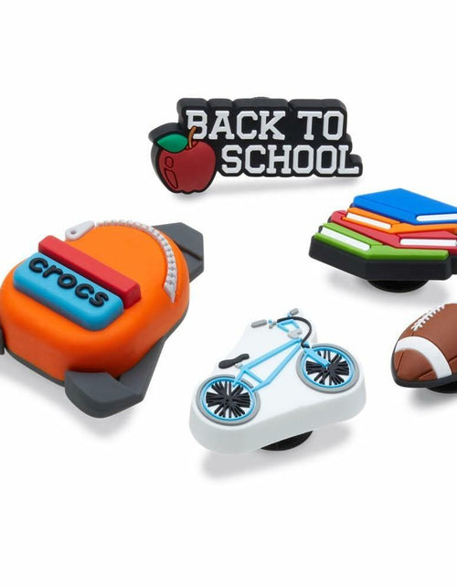 Load image into Gallery viewer, Crocs Jibbitz Sports &amp; Interests Shoe Charms 5-Pack Colorful One Size
