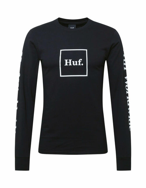 Load image into Gallery viewer, HUF Mens Domestic LS Tee T-Shirt Black Size Small US
