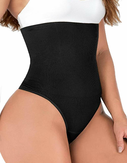Load image into Gallery viewer, VENDAU Women's Tummy Control Thong Body Shaper Waist Black - Size Medium Large
