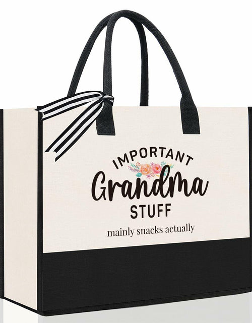 Load image into Gallery viewer, YUANHAO Grandma Tote Bag Large Beach Travel Gift Mothers Day Nana Gift
