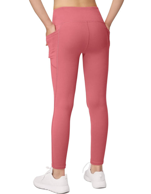 Load image into Gallery viewer, BHRIWRPY 4-Pack Girl Yoga Leggings with 2 Pockets-Active Workout Pants, Black XL
