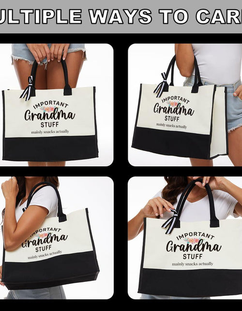 Load image into Gallery viewer, YUANHAO Grandma Tote Bag Large Beach Travel Gift Mothers Day Nana Gift
