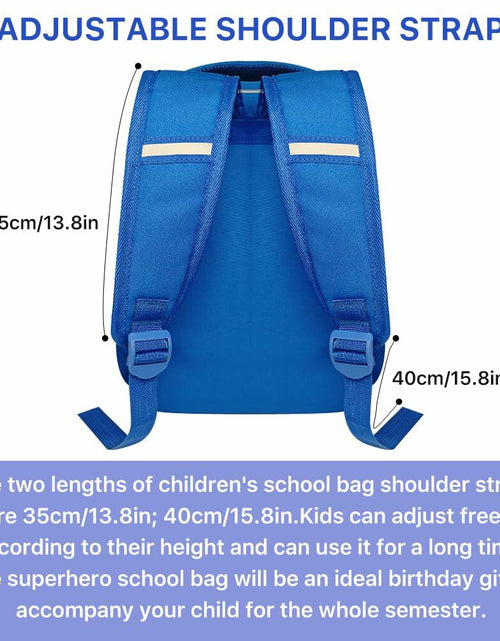 Load image into Gallery viewer, DGOOH Superhero Kids Backpack 16'' Cartoon School Bag Boys Girls

