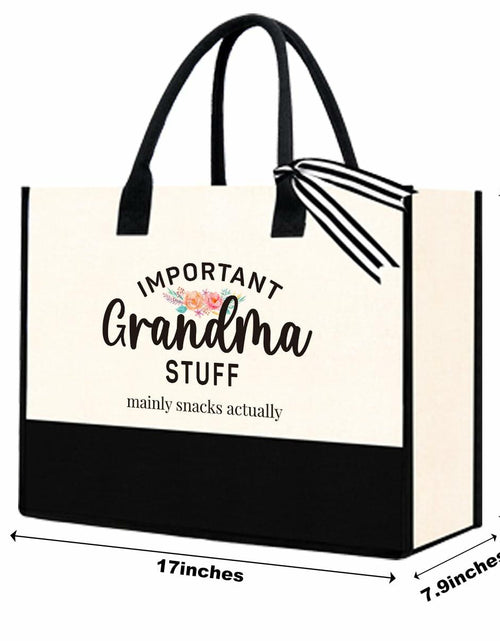Load image into Gallery viewer, YUANHAO Grandma Tote Bag Large Beach Travel Gift Mothers Day Nana Gift
