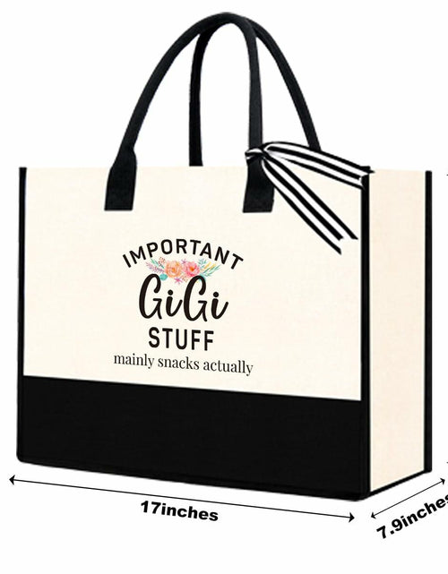 Load image into Gallery viewer, YUANHAO Gigi Gifts Large Tote Bag Shopping Grocery Utility Bag
