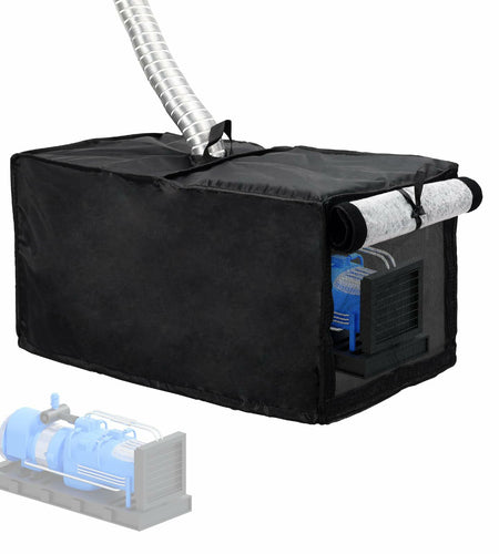 Outdoor Pool Heater Cover Waterproof Plush Lining 24x11x11in