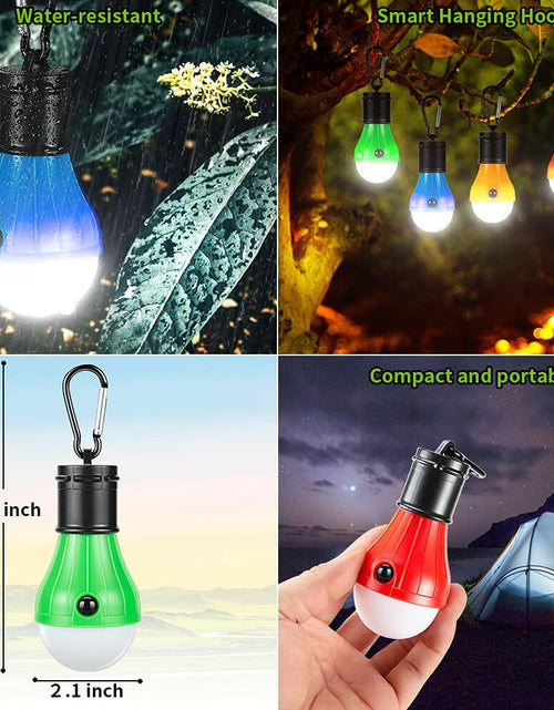Load image into Gallery viewer, Doukey Portable LED Camping Lantern 4 Pack Emergency Light for Hiking
