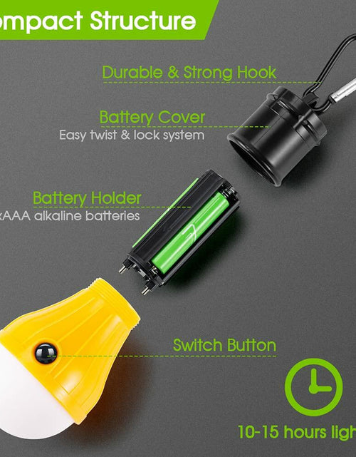 Load image into Gallery viewer, Doukey Portable LED Camping Lantern 4 Pack Emergency Light for Hiking
