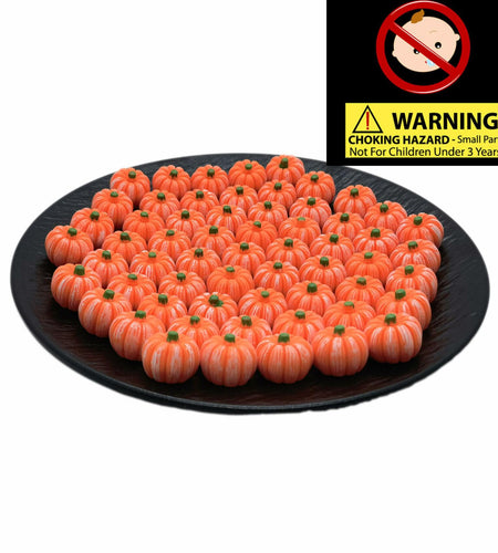 M2cbridge Halloween Resin Candy Corn Mini Ghost Pumpkin Charms 3D 60pcs