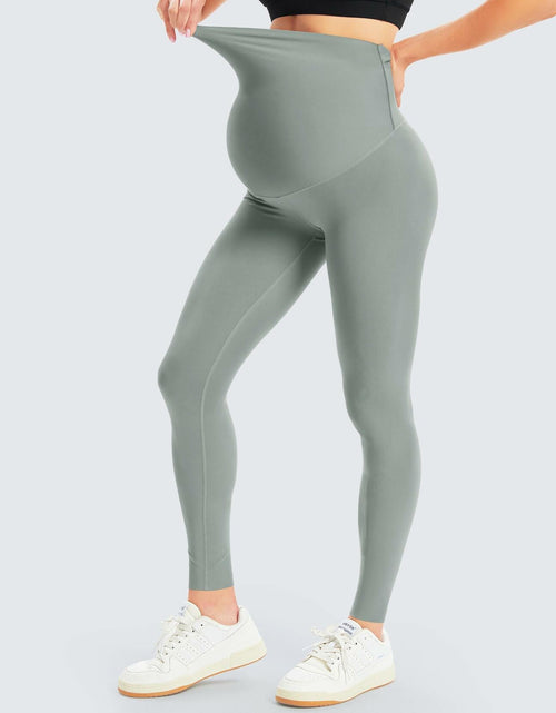 Load image into Gallery viewer, BONVIGOR Women's Maternity Leggings Over Belly Bump Full Length Yoga Pants - L
