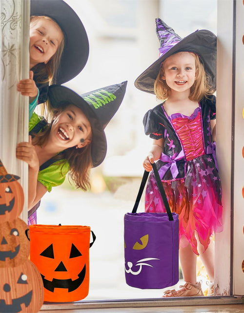 Load image into Gallery viewer, hsmyank Halloween Reusable Trick or Treat Tote Bags 6PCS Multicolor Drawstring
