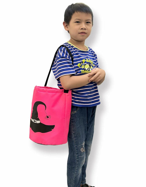 Load image into Gallery viewer, hsmyank Halloween Reusable Trick or Treat Tote Bags 6PCS Multicolor Drawstring
