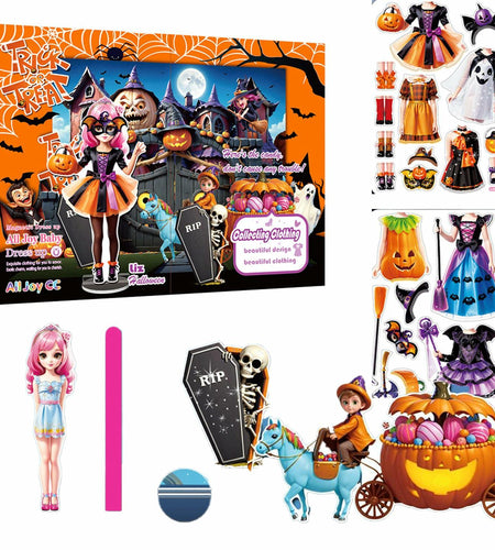 SIHPTO Magnetic Paper Dolls Dress-Up Game for Girls Yellow Age 3+