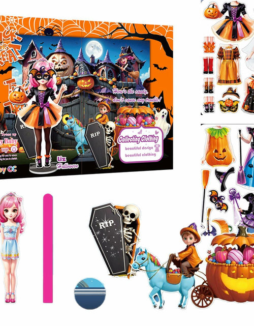 Load image into Gallery viewer, SIHPTO Magnetic Paper Dolls Dress-Up Game for Girls Yellow Age 3+
