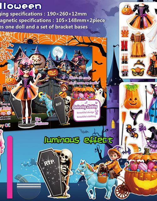 Load image into Gallery viewer, SIHPTO Magnetic Paper Dolls Dress-Up Game for Girls Yellow Age 3+
