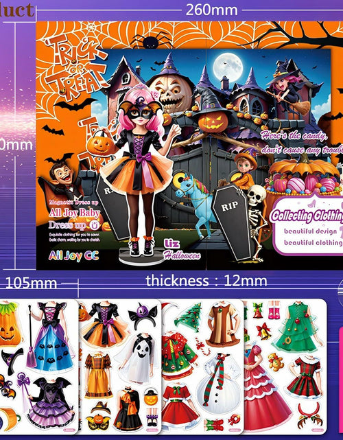 Load image into Gallery viewer, SIHPTO Magnetic Paper Dolls Dress-Up Game for Girls Yellow Age 3+
