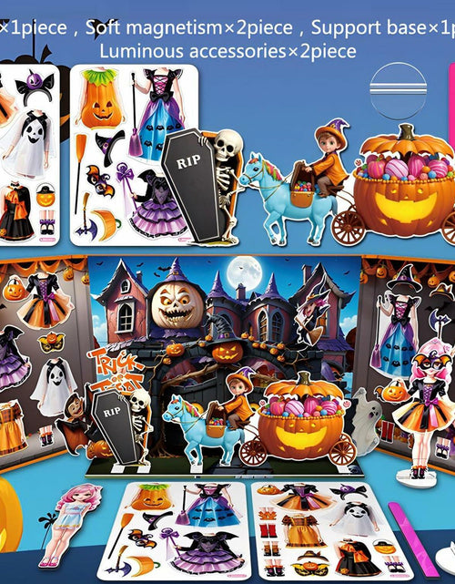 Load image into Gallery viewer, SIHPTO Magnetic Paper Dolls Dress-Up Game for Girls Yellow Age 3+
