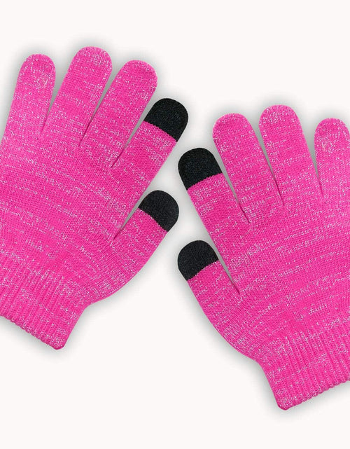 Load image into Gallery viewer, Evridwear Kids Winter Touchscreen Gloves Knitted Warm Mittens 3 Pairs Size 3T-5T
