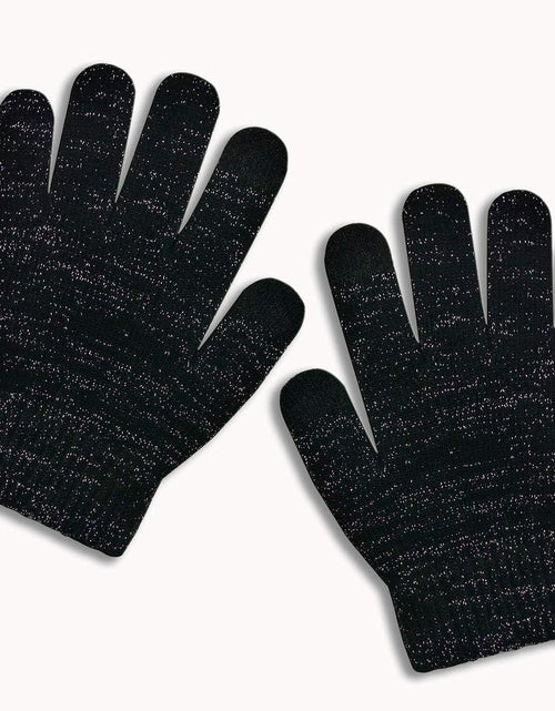 Load image into Gallery viewer, Evridwear Kids Winter Touchscreen Gloves Knitted Warm Mittens 3 Pairs Size 3T-5T
